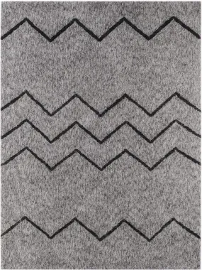 Bryant Oyster Gray Shag Rug 5'x7'6"
