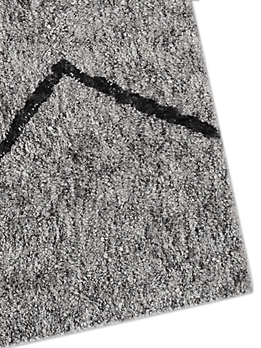 Bryant Oyster Gray Shag Rug 7'6"x9'6"