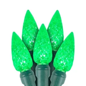 C6 LED Christmas Lights 35L Green