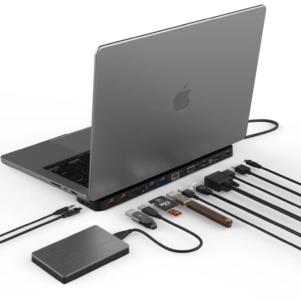 CASA HUB Pro Max USB-C 3.1 Gen 2 & 4K60Hz 13-in-1 Hub