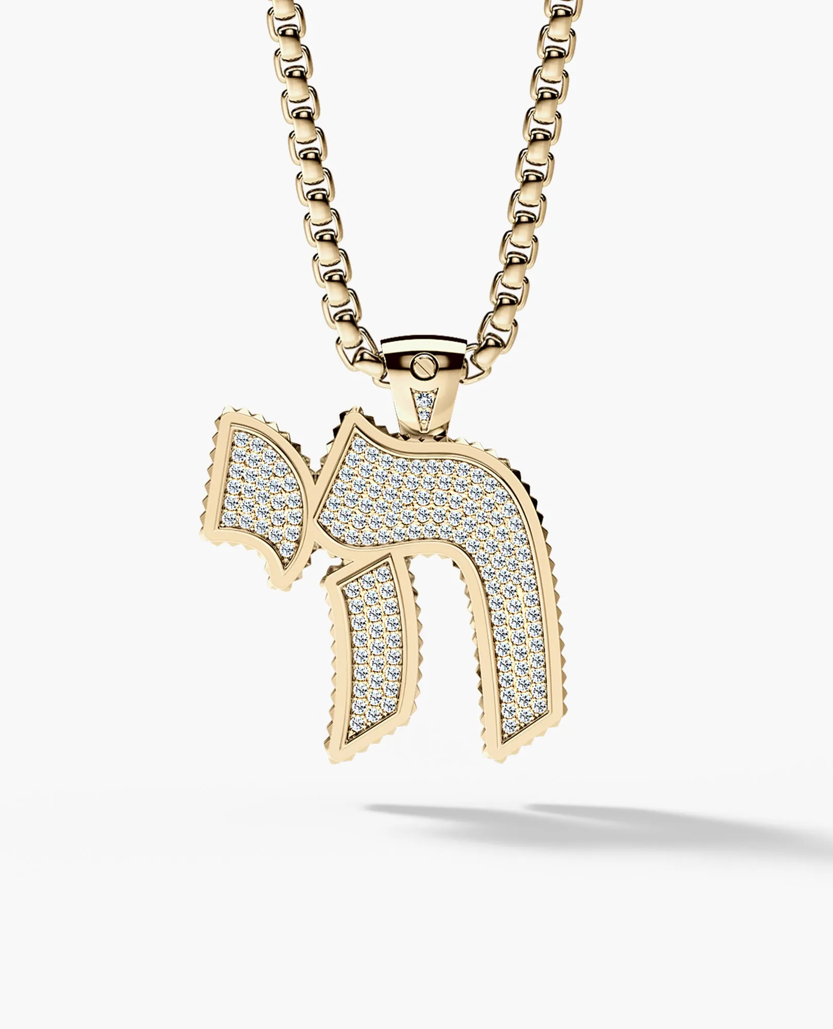 CHAI Pendant in Gold with 0.40ct Diamonds