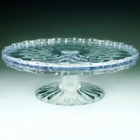 Clear Cake Plate w/ Pedestal | 10"