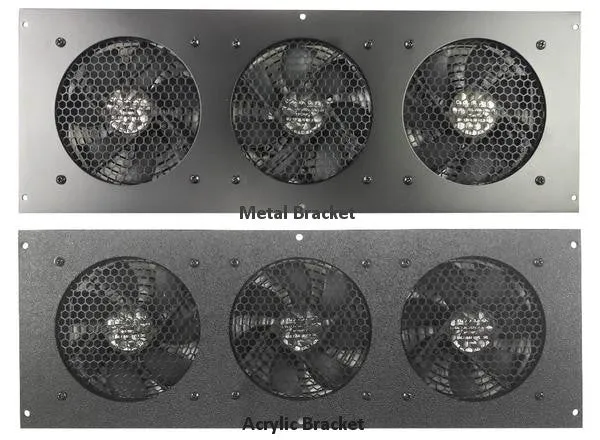 Coolerguys Triple 120mm Fan Cooling Kit with Programmable Thermal Controller