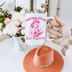 Crying Over Book Boyfriend Mug