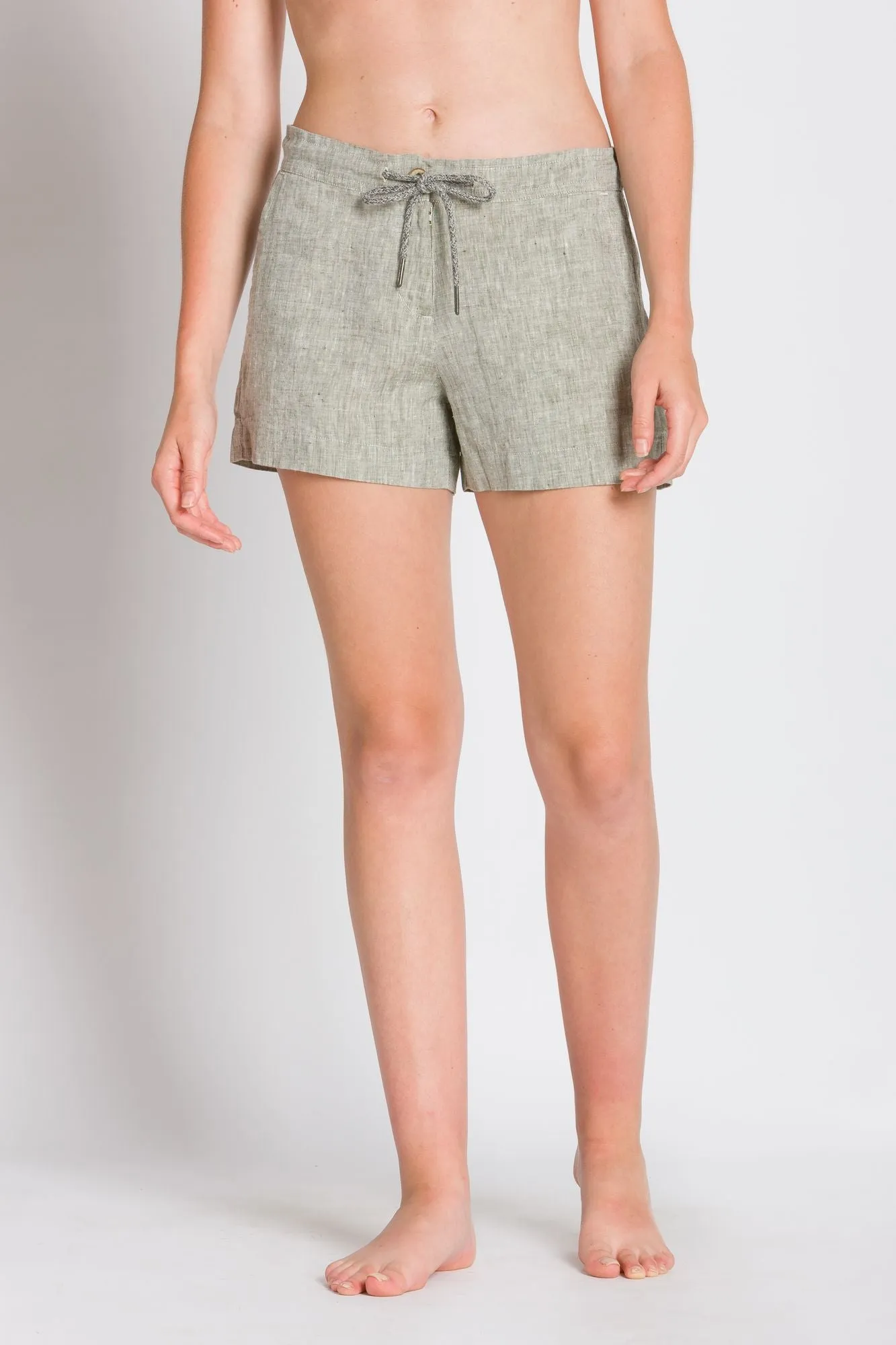 Daniela | Women's Linen Woven Shorts