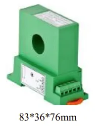 DC-0-5-010-1.0, Hall Effect DC Current Transducer, 0-5 Amp DC, 0-10V Bipolar output, 24VDC supply