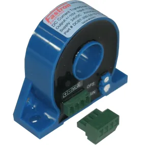 DCBT-200-24-10-10, Hall Effect DC Current Transducer,  /-200 Amp DC,  /-10VDC bipolar output, 24VDC supply, 20mm Aperture
