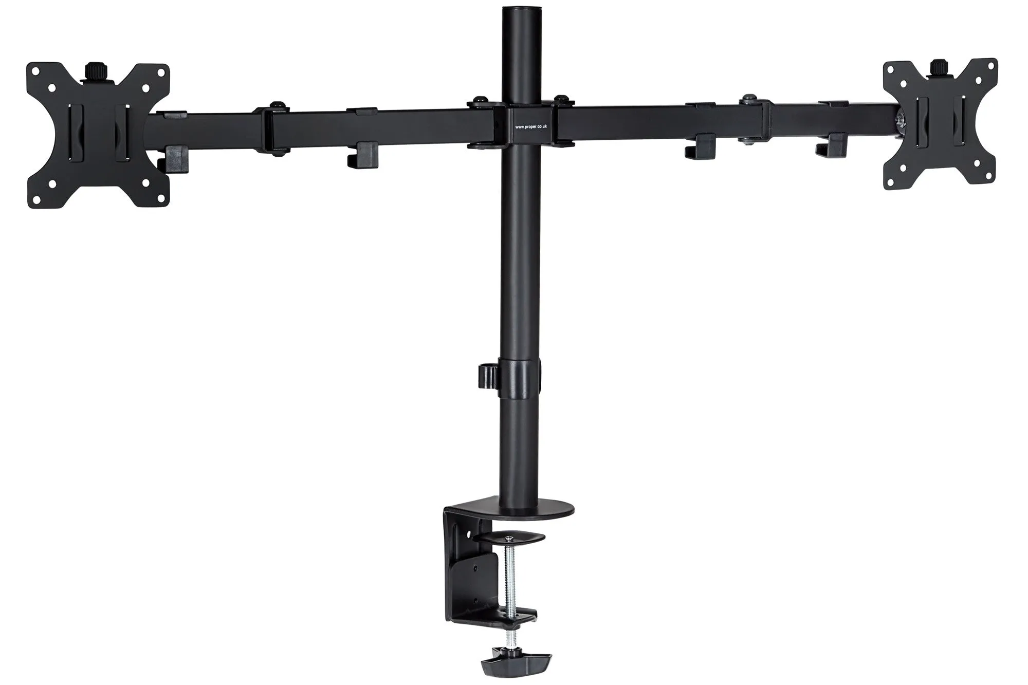 Desk Clamp Monitor Mount | Dual 17"-34"