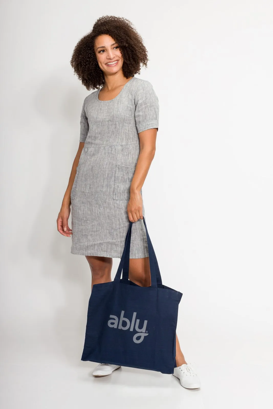 Diana | Women's Linen Smock Dress
