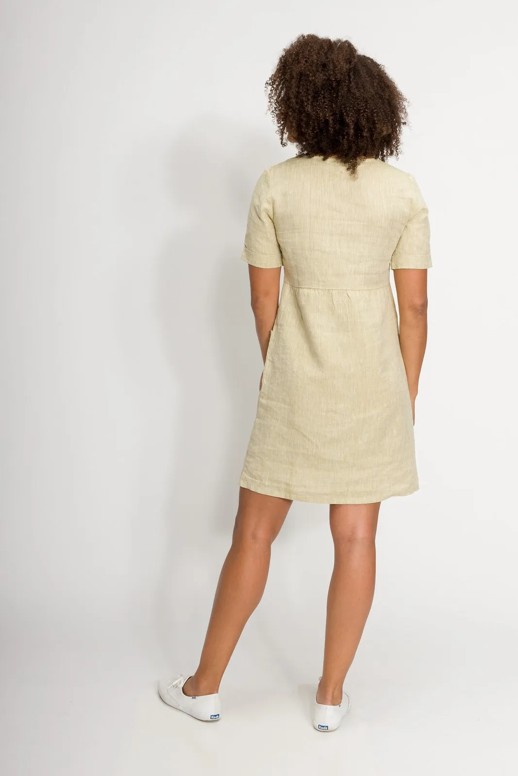 Diana | Women's Linen Smock Dress