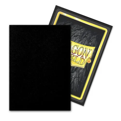 Dragon Shield - Jet - Matte Standard Size Sleeves 100Pk