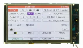 Duet PanelDue Displays
