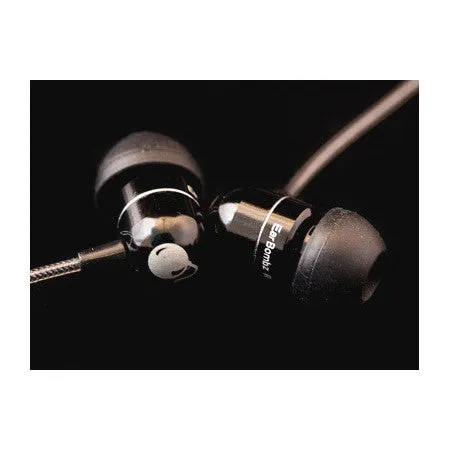 EarBombz A-Bombz High Performance In-Ear Headphones BLACK