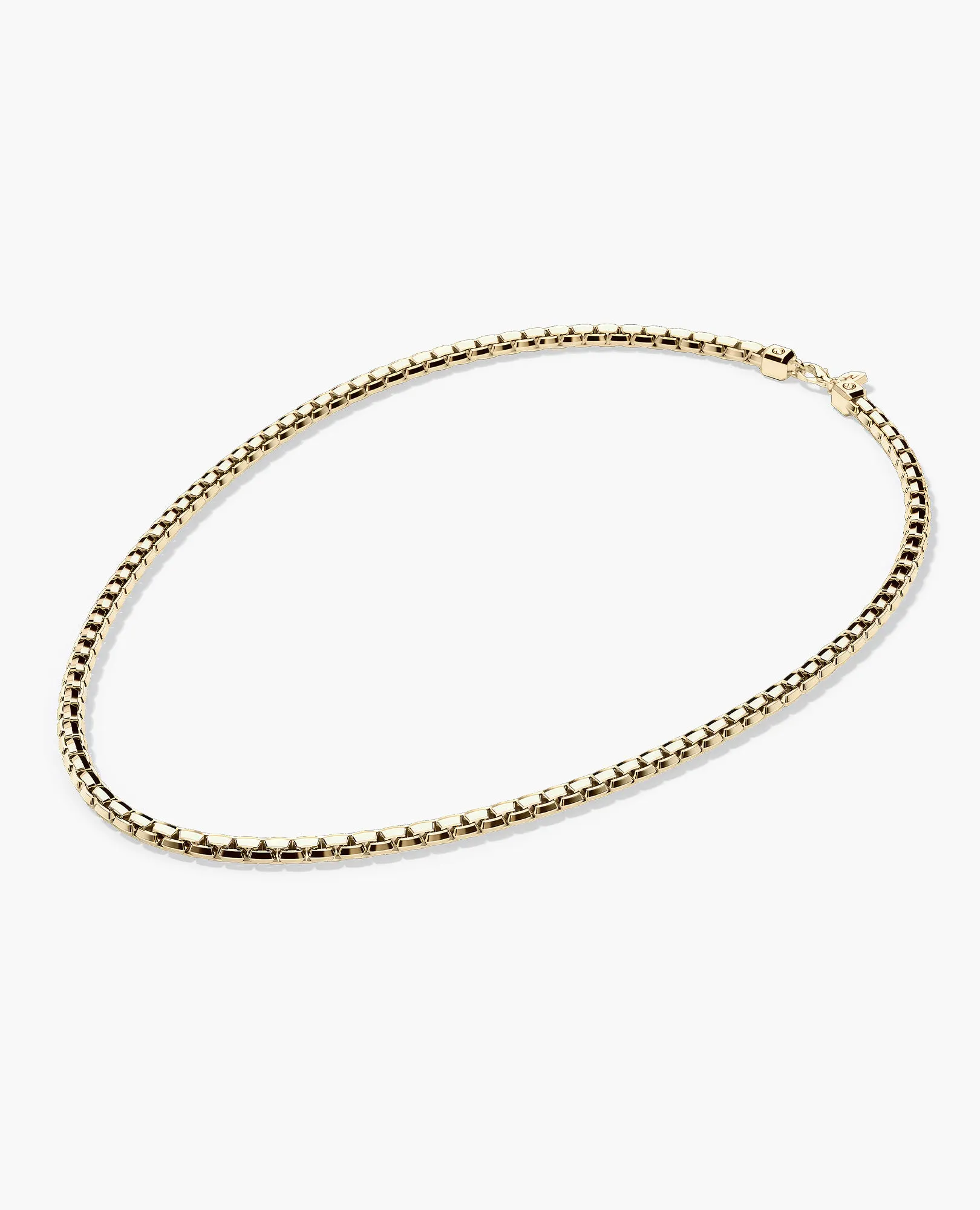 EDGE BOX Chain Necklace in Gold