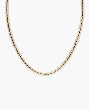 EDGE BOX Chain Necklace in Gold
