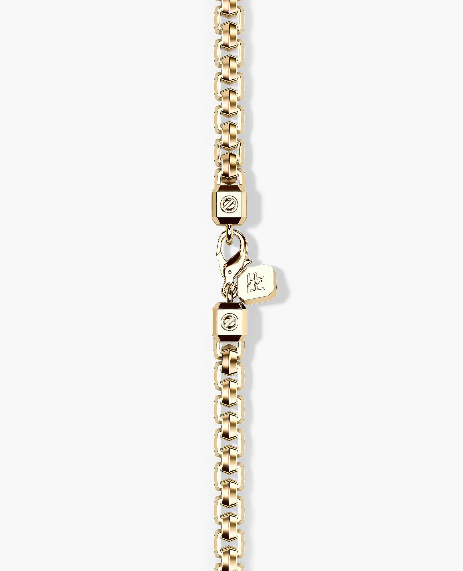 EDGE BOX Chain Necklace in Gold