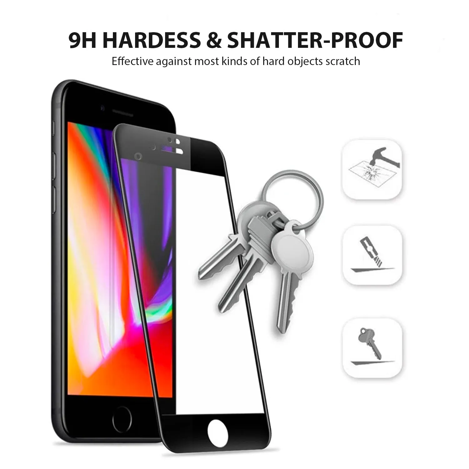 EFM iPhone 8 Plus & 7 Plus TT Sapphire Tempered Glass Screen Protector