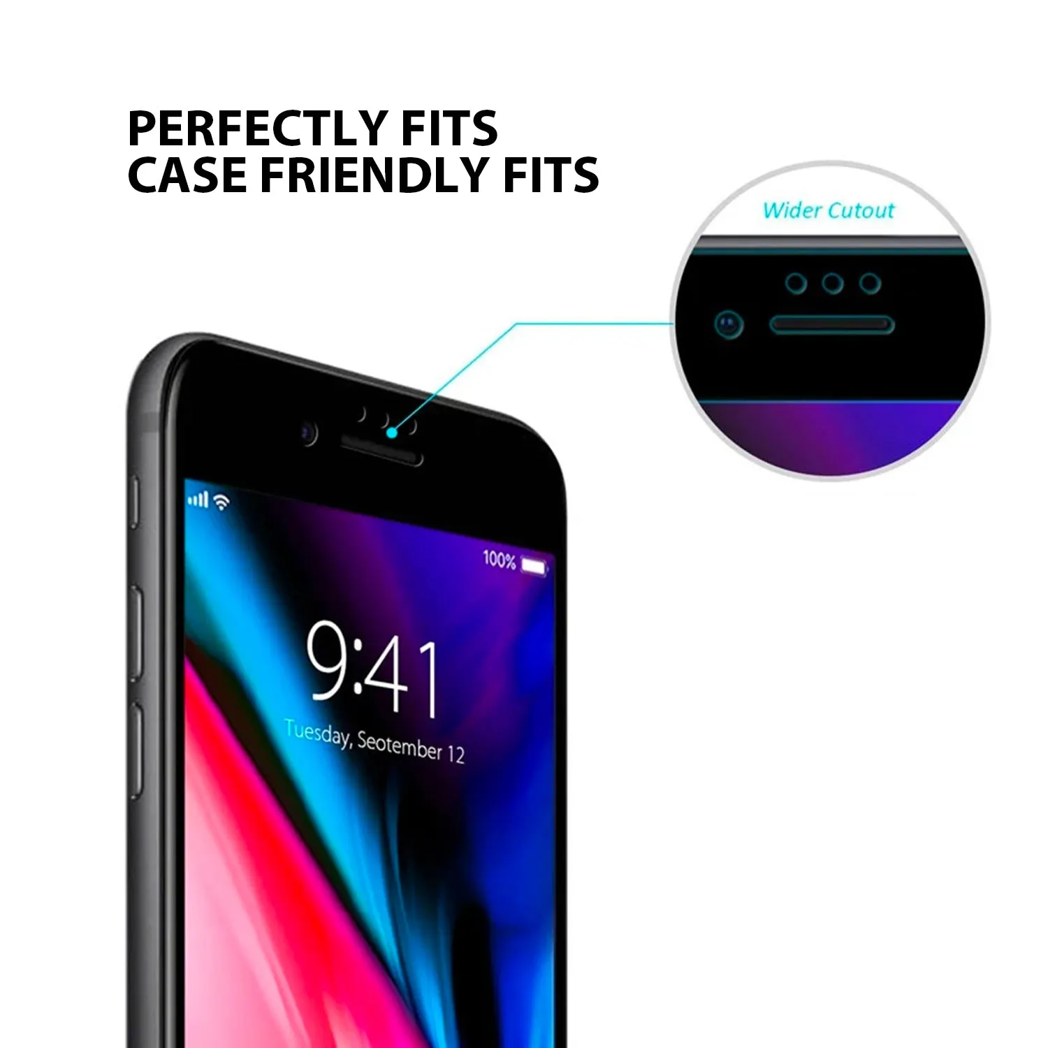 EFM iPhone 8 Plus & 7 Plus TT Sapphire Tempered Glass Screen Protector