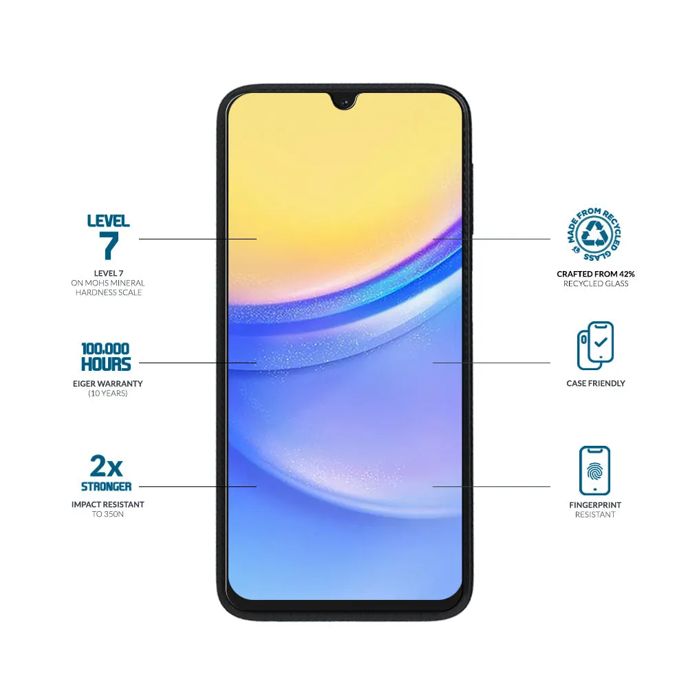 Eiger Mountain Glass CLEAR for Samsung A15