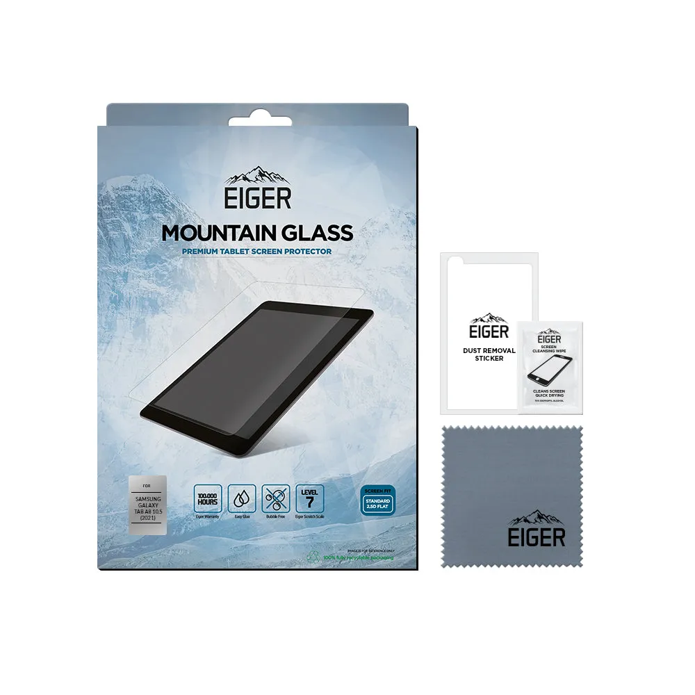 Eiger Mountain Glass Tablet 2.5D Screen Protector for Samsung Galaxy Tab A8 10.5 (2021)
