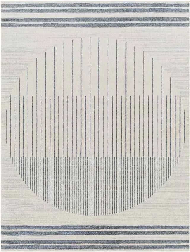 Elk Falls Modern Beige Washable Area Rug