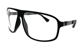 Emporio Armani 0EA4029 50631W Black Square Sunglasses