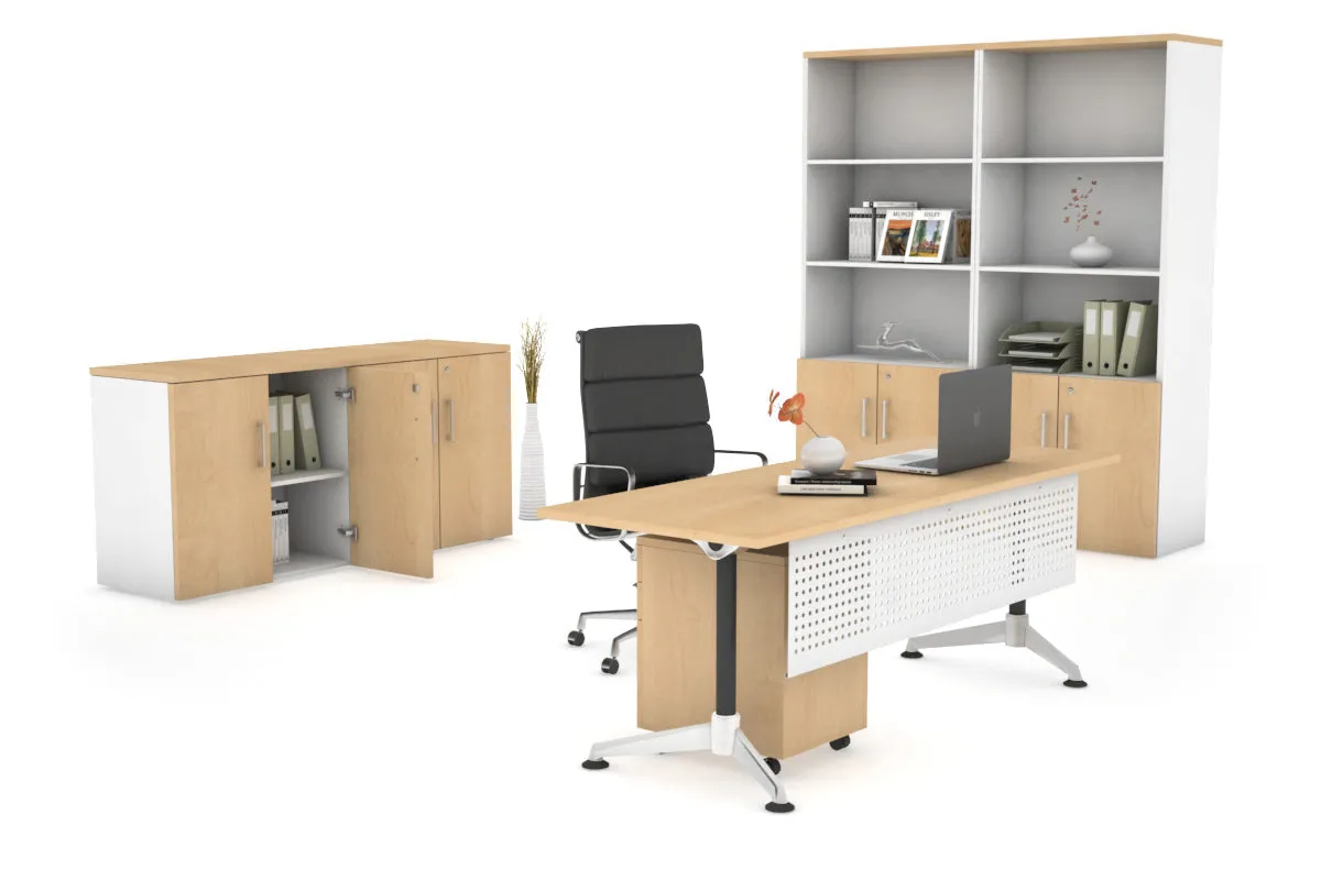 Executive Office Desk Blackjack [1600L x 700W]