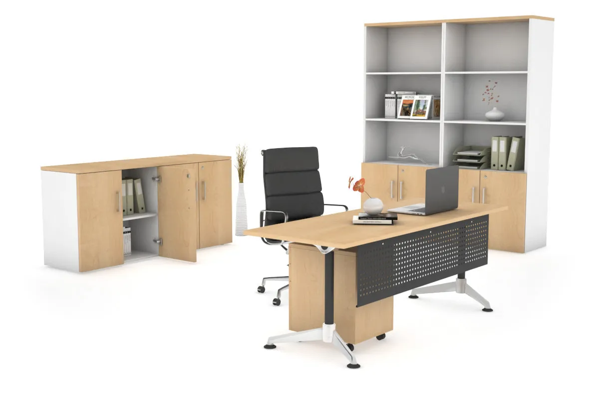 Executive Office Desk Blackjack [1600L x 700W]