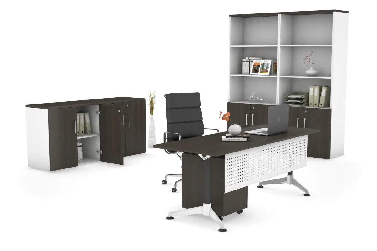 Executive Office Desk Blackjack [1600L x 700W]