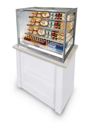 Federal Industries (ITRSS3626)-Italian Series Self Serve Drop-In Refrigerated Open Air Display with Shelves 120V