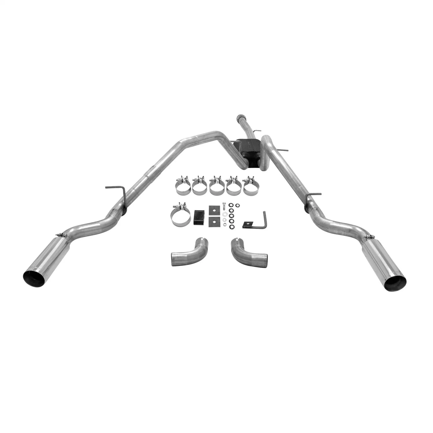 Flowmaster Cat-back System 409S - Dual Rear or Side Exit-Force II - Moderate Sound