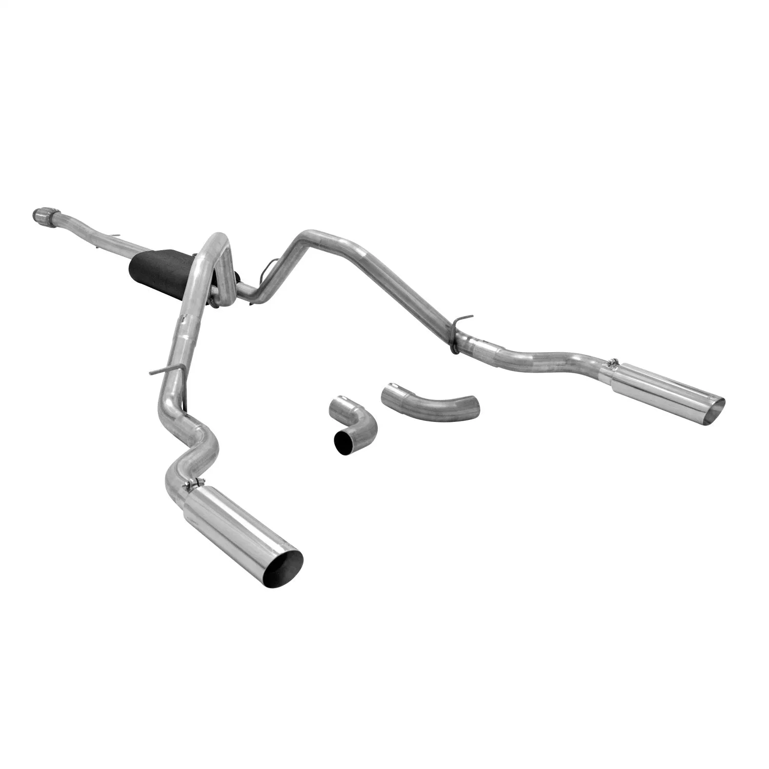 Flowmaster Cat-back System 409S - Dual Rear or Side Exit-Force II - Moderate Sound
