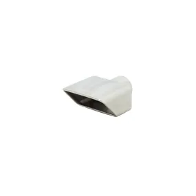 Flowmaster Exhaust Tip - Logo Embossed - Rectangle Outlet - Polished