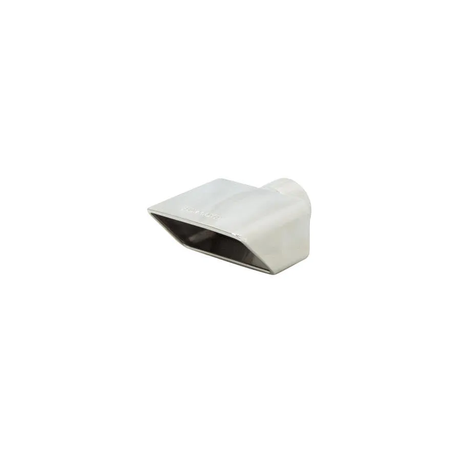 Flowmaster Exhaust Tip - Logo Embossed - Rectangle Outlet - Polished