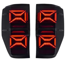 FORD RANGER & RAPTOR / LED REAR TAIL LIGHTS, TYPE - X-MEN (2012-2022) ( FREE WORLDWIDE SHIPPING )