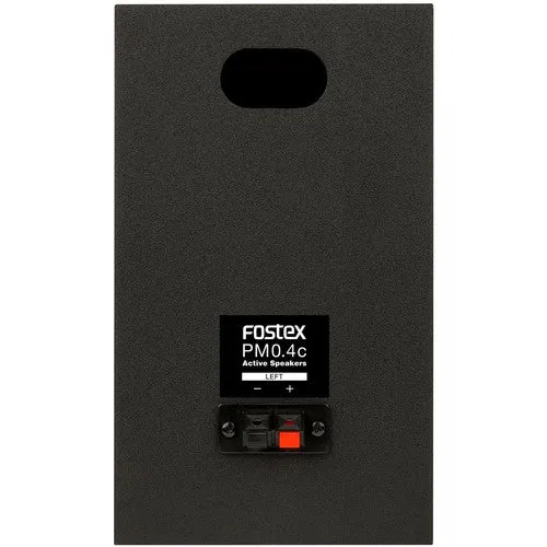Fostex PM0.4C Personal Active Speaker (Pair, Black) - 4"