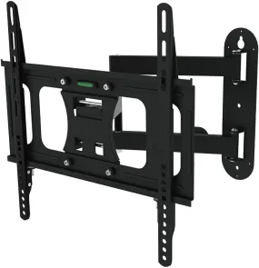 Full Motion TV Wall Mount for 23”-55” Flat Screen TVs, Monitor with Swivel Articulating Arms, up to VESA 400x400mm and 66 lbs