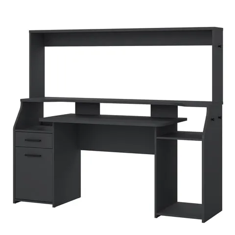Function Plus Gaming Desk with 1 Door   1 Drawer