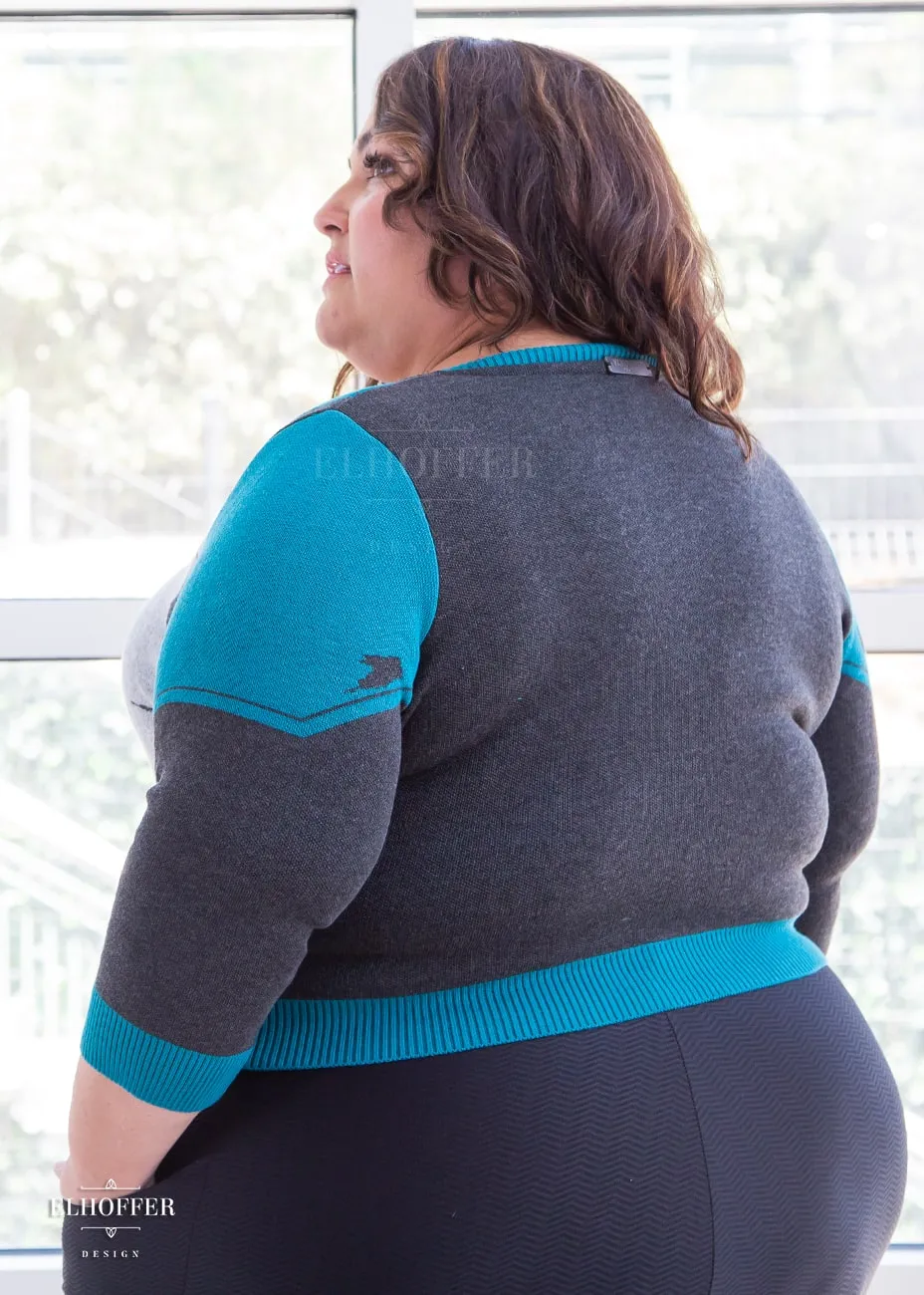 Galactic Night Owl Cropped Cardigan