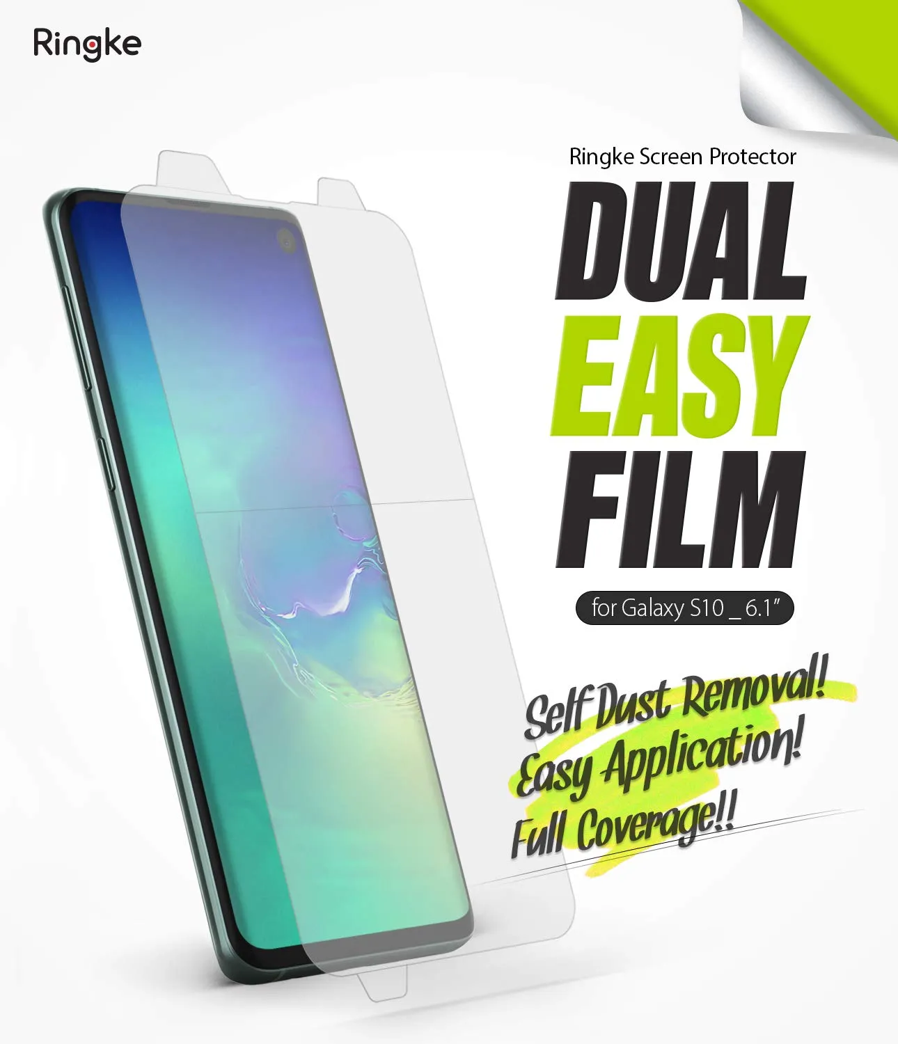Galaxy S10 Screen Protector | Dual Easy Film