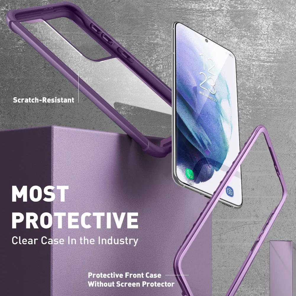 Galaxy S21 Ultra Ares Clear Rugged Case - Purple