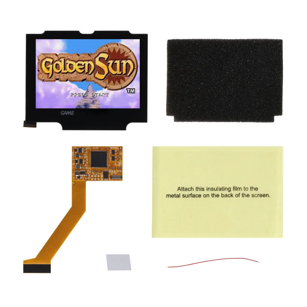 Game Boy Advance SP IPS LCD Backlight Kit with Laminated Lens - Hispeedido