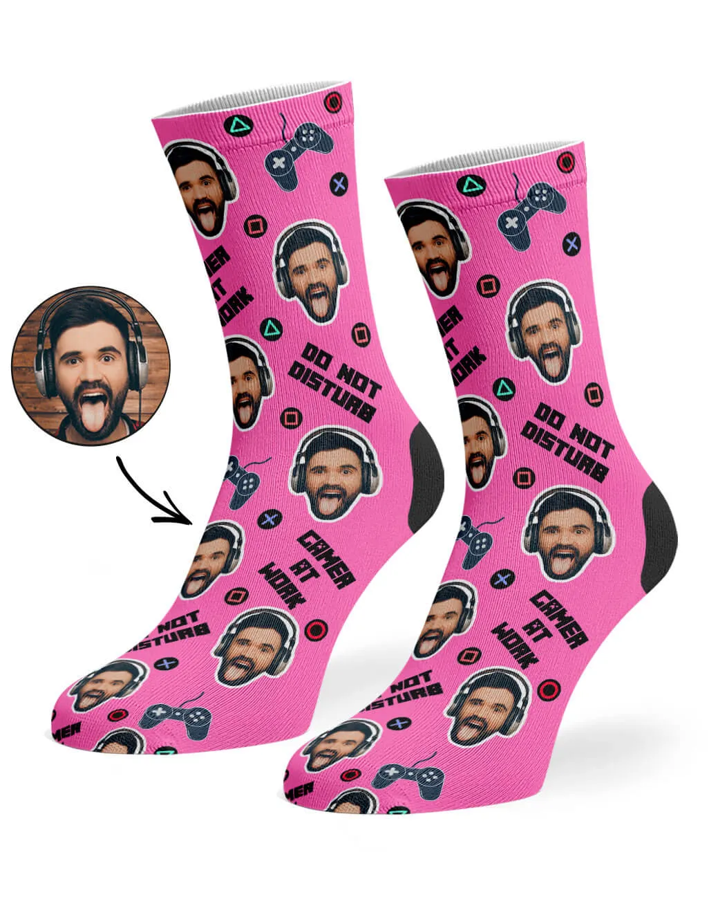 Gamer Face Socks