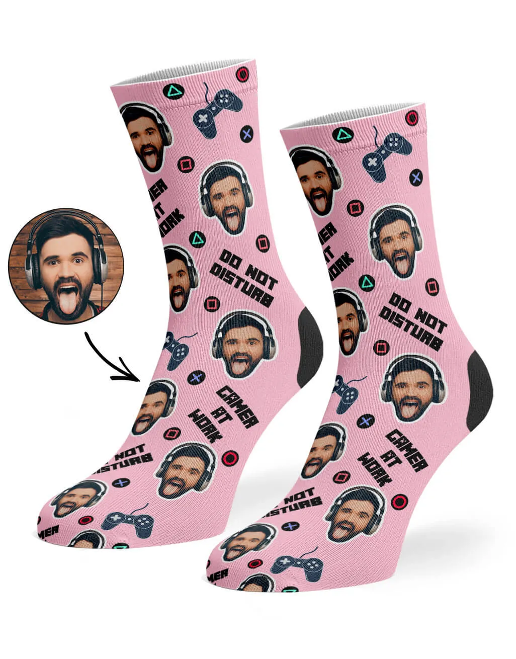 Gamer Face Socks
