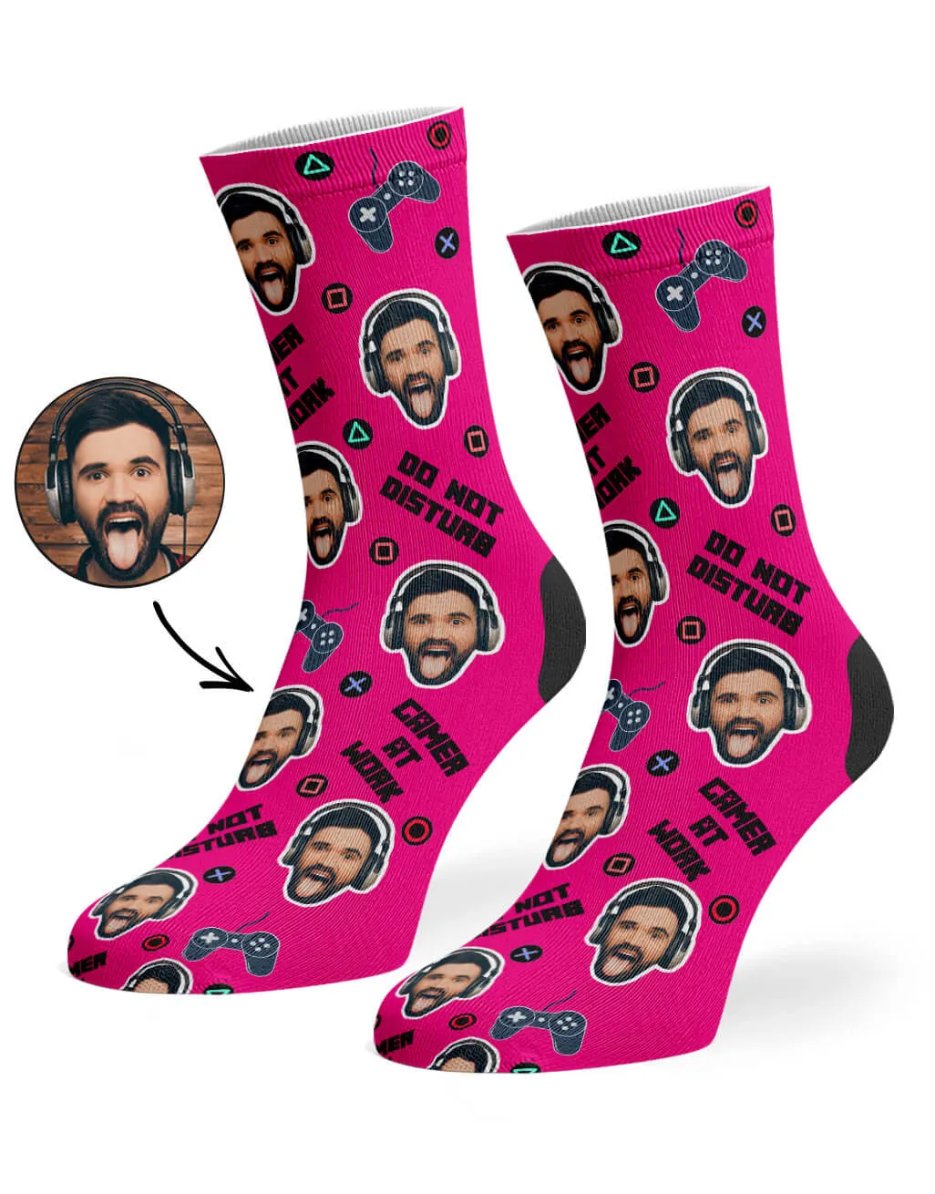 Gamer Face Socks