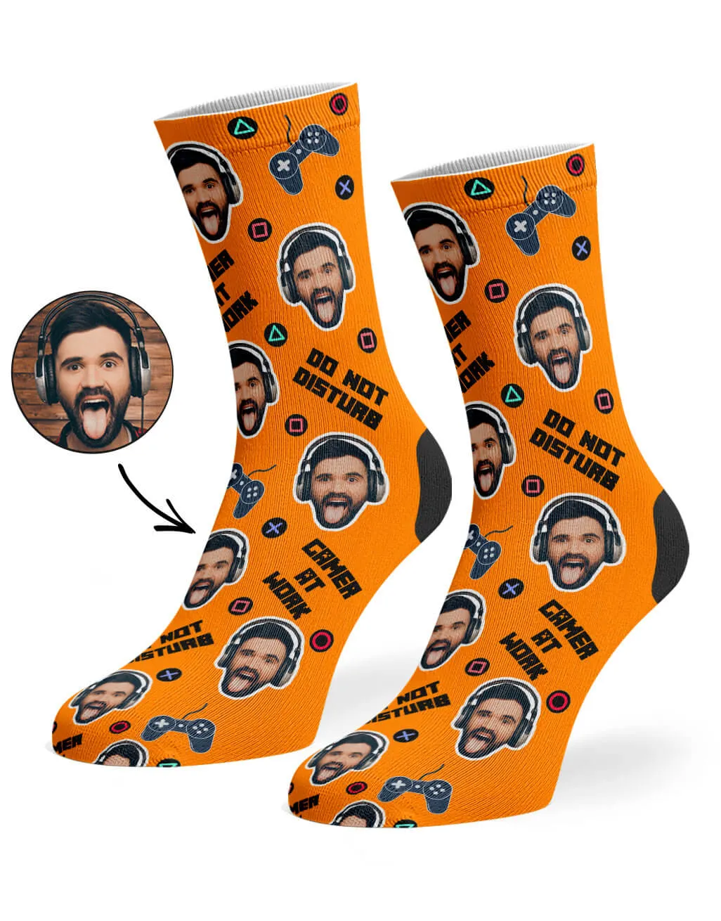 Gamer Face Socks