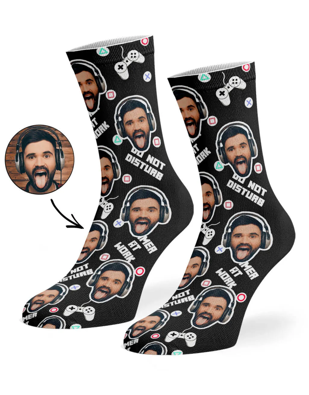 Gamer Face Socks