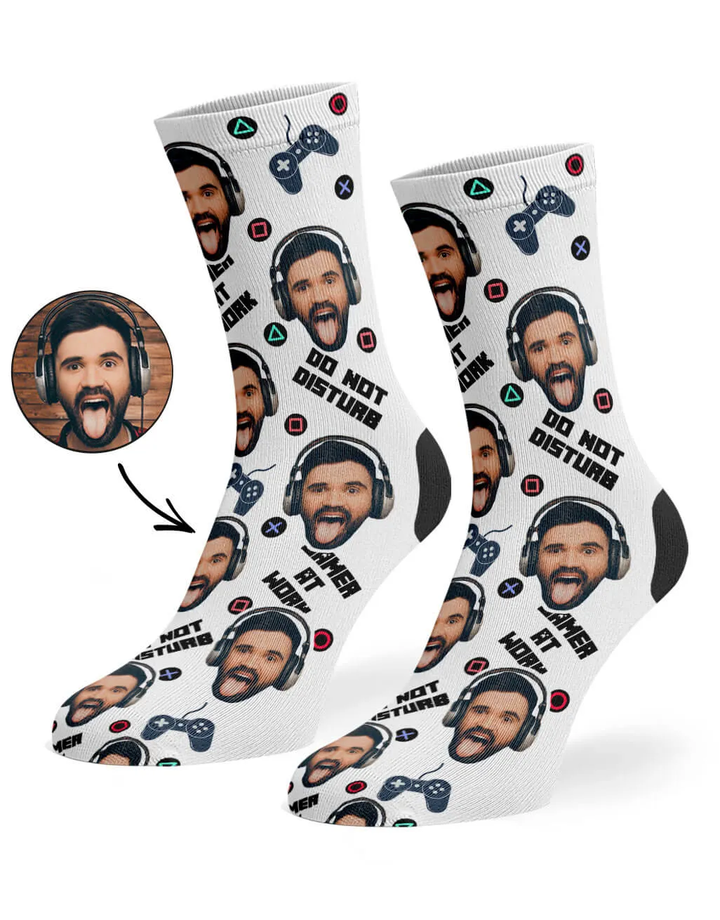 Gamer Face Socks