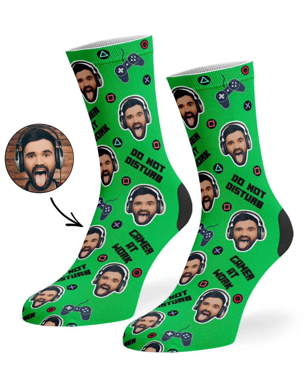 Gamer Face Socks