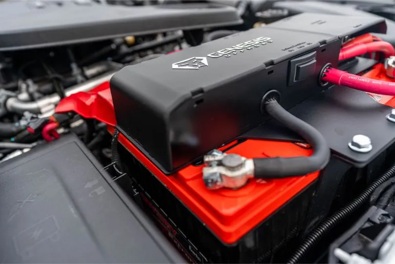 GENESIS OFFROAD | Jeep Wrangler 2018-Current Dual Battery Kit (185-JLDBKG3)